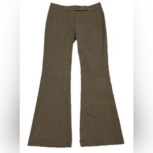 Tahari Taupe Glen Plaid Dress Pants, Size 6